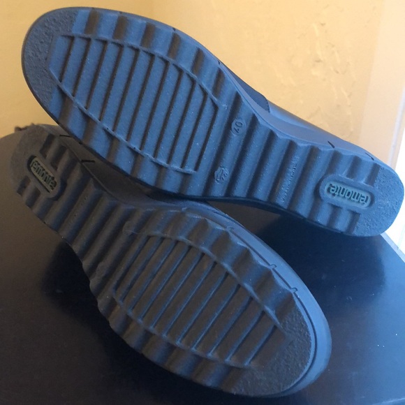 Remonte black leather and fabric pumps size 40/8.5 - Picture 4 of 6